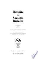 Histoire & sociétés rurales