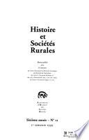 Histoire & sociétés rurales