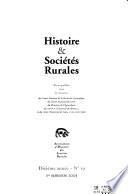 Histoire & sociétés rurales