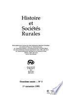 Histoire & sociétés rurales