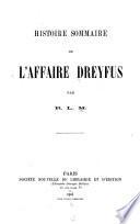 Histoire sommaire de l'affaire Dreyfus