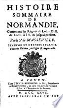 Histoire sommaire de Normandie