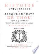 Histoire universelle de Jacques-Auguste de Thou