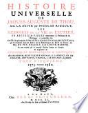 Histoire universelle de Jacques-Auguste de Thou