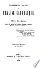 Histoire universelle de l'église catholique