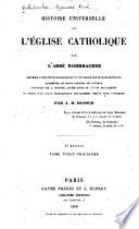 Histoire universelle de l'Eglise Catholique