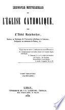 Histoire universelle de l'église catholique