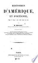 Histoires d'Amérique, et d'Océanie