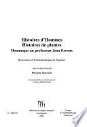 Histoires d'hommes, histoires de plantes