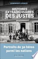 Histoires extraordinaires des Justes