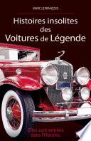 Histoires insolites des voitures de légende