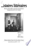 Histoires littéraires