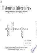 Histoires littéraires