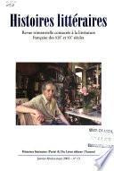 Histoires littéraires