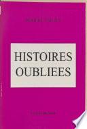 Histoires oubliées