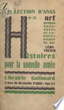 Histoires pour la nouvelle année