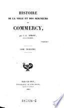 Histoirs de la Ville et des Seigneurs de Commercy