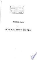 Historical and explanatory notes with various readings ilustrative of the works of W. Shakespeare from Johnson Steevens Malone, etc., etc