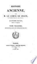 Historie ancienne ... Quatrième édition, revue et corrigée
