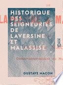 Historique des seigneuries de Laversine et Malassise