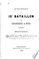 Historique du 15e bataillon de chasseurs à pied