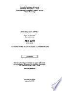 Historique et apport des diverses formations Pro Arte (1912-1947) au répertoire de la musique contemporaine