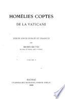 Homélies coptes de la Vaticane