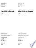 Homicide in Canada