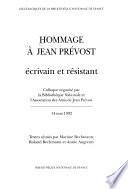 Hommage à Jean Prévost