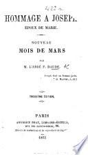 Hommage à Joseph, époux de Marie. Nouveau mois de mars ... Troisième édition