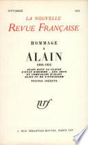 Hommage ŕ Alain N' (Septembre 1952)