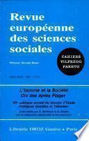 Homme et la société. Dix ans après Piaget. VIIe colloque annuel du Groupe d''étude Pratiques Sociales et Théories (l'')