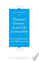 Homme/Femme : la part de la sexualité