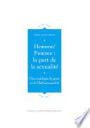 Homme/Femme : la part de la sexualité