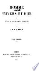 Homme, univers, et Dieu