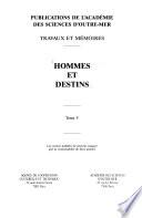 Hommes et destins