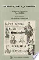 Hommes, idées, journaux
