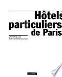 Hôtels particuliers de Paris