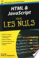 HTML et Javascript Poche Pour les Nuls