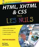 HTML, XHTML et CSS Pour les Nuls