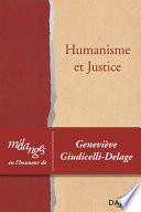 Humanisme et justice