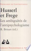 Husserl et Frege