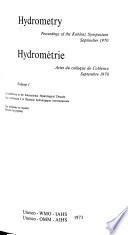 Hydrometry