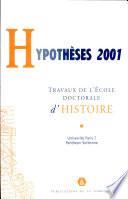 Hypothèses 2001