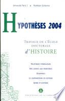 Hypothèses 2004