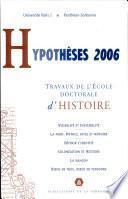 Hypothèses 2006