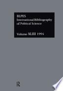 Ibss: Political Science: 1994