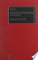 IBSS: Sociology: 1993 Vol 43