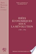 Idées économiques sous la Révolution (1789-1794)