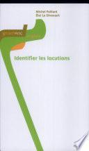 Identifier les locutions